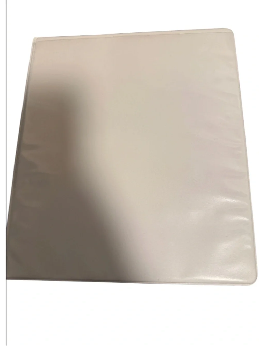 White 3-Ring Binder with Smooth Cover Wilson